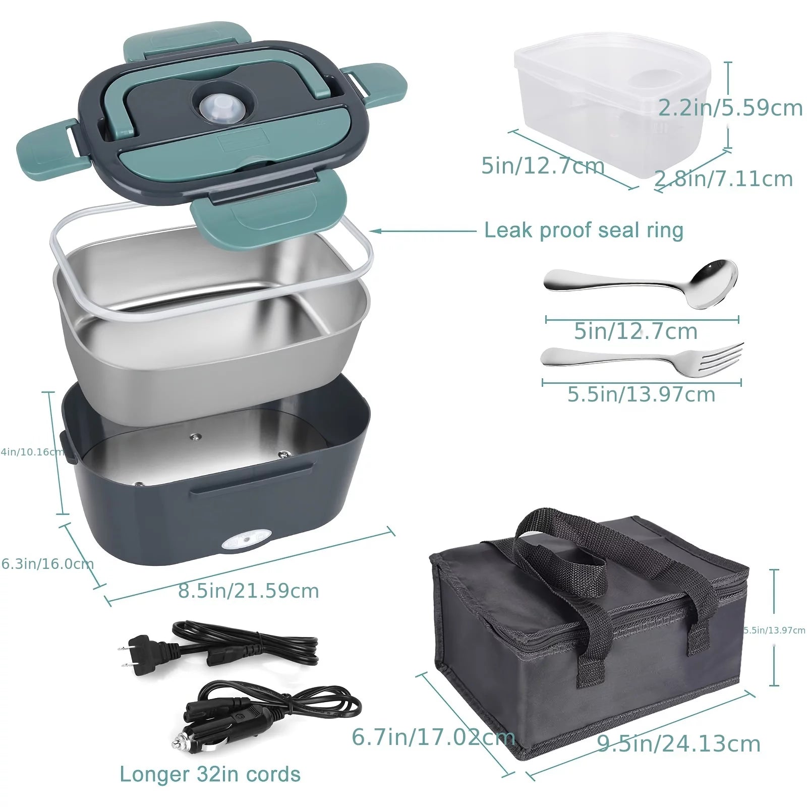 electric lunch box food heater 3 in 1 portable food warmer lunch box for car & home electric lunch box food heater 3 in 1 portable food warmer lunch box for car & home