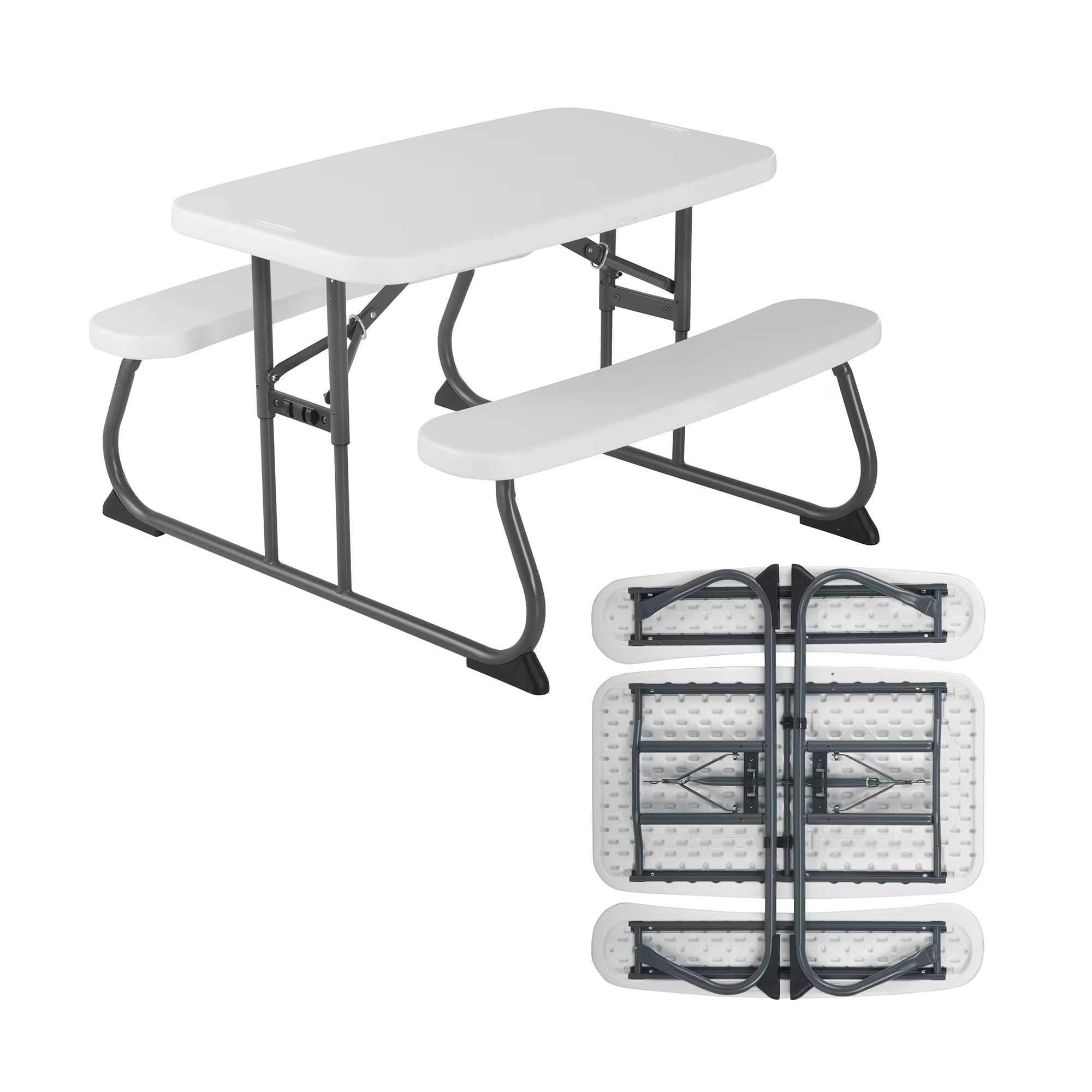 children's polyethylene picnic table, all occasion, almond (260256) children's polyethylene picnic table, all occasion, almond (260256)