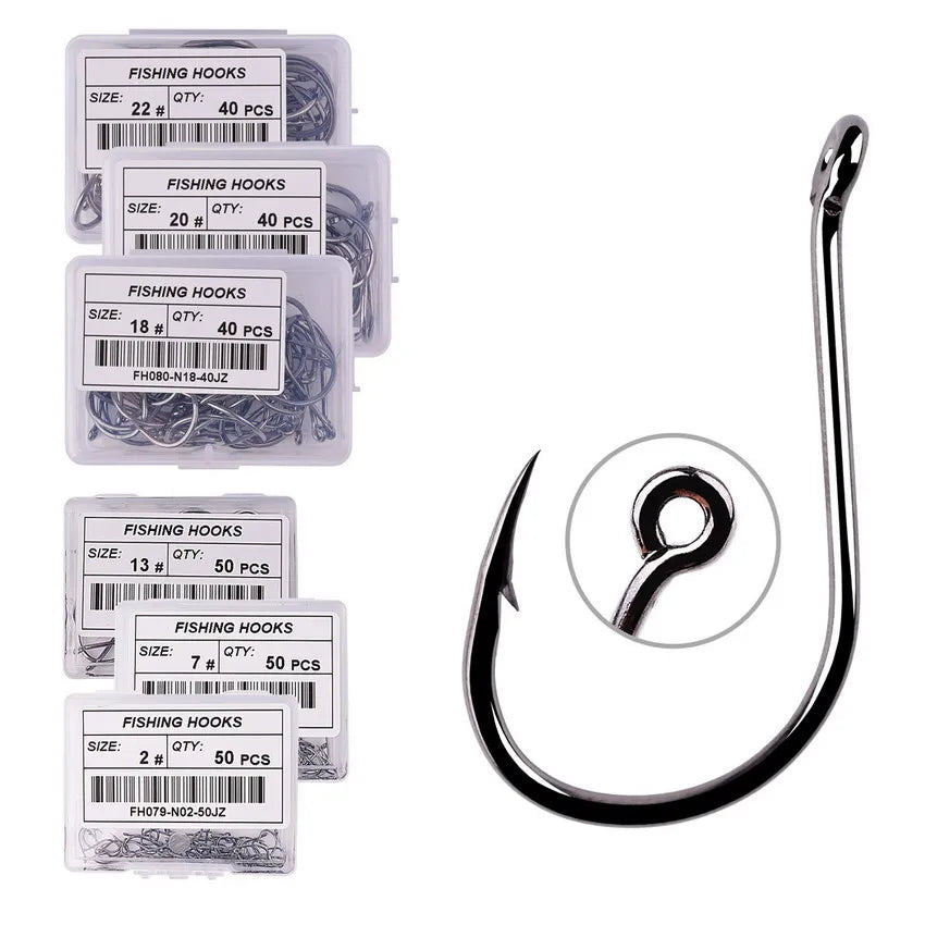 50pcs / 20pcs / box circle carp eyed fishing hook size 2 22# ring eye japan fishhooks fishing hooks single jig fish hook tackle 50pcs / 20pcs / box circle carp eyed fishing hook size 2 22# ring eye japan fishhooks fishing hooks single jig fish hook tackle