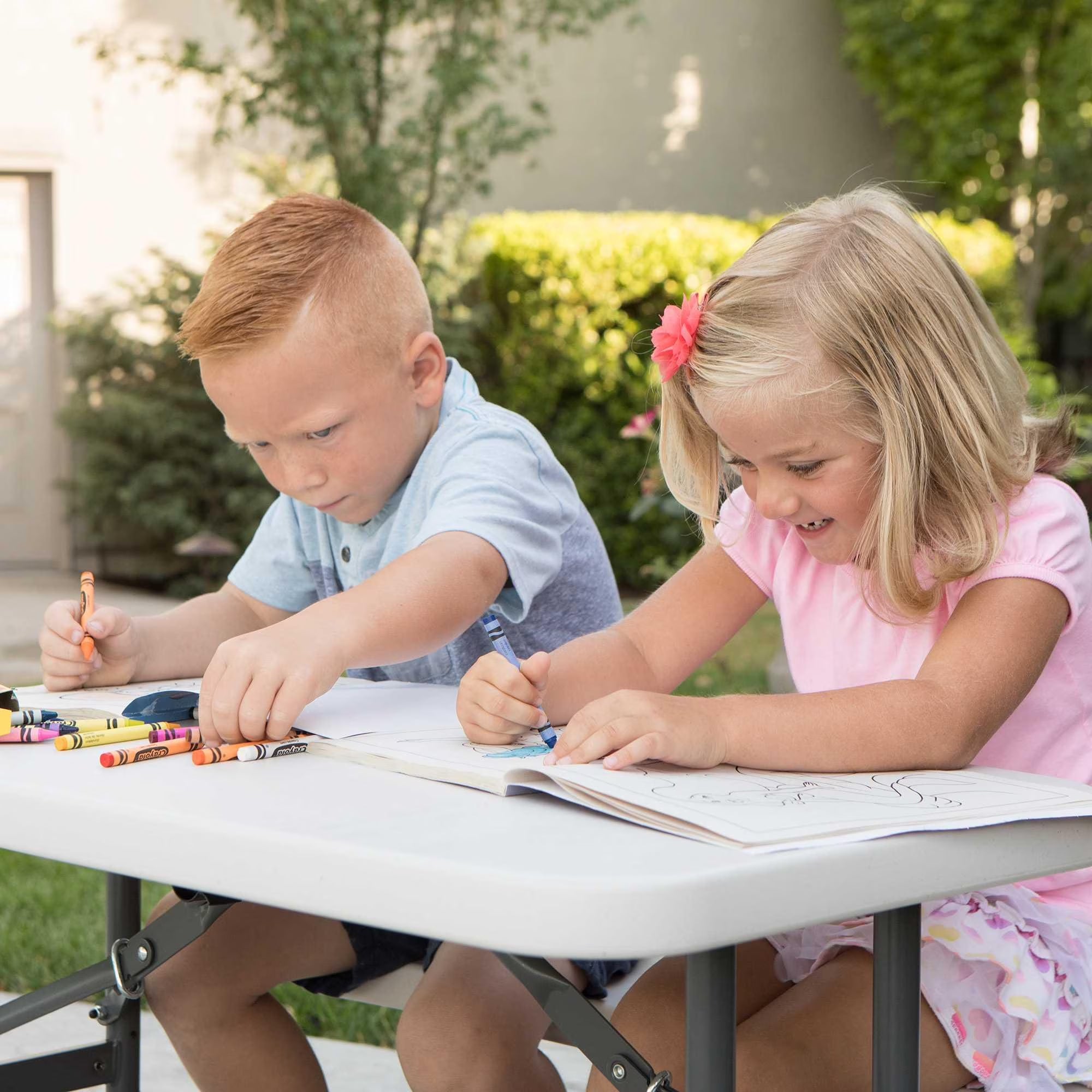 children's polyethylene picnic table, all occasion, almond (260256) children's polyethylene picnic table, all occasion, almond (260256)