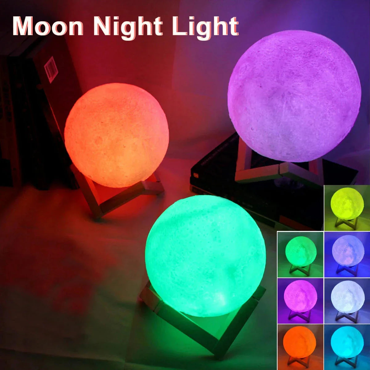 d5 starry moon lamp 8cm led night light with stand, perfect for bedroom decor and gifts d5 starry moon lamp 8cm led night light with stand, perfect for bedroom decor and gifts