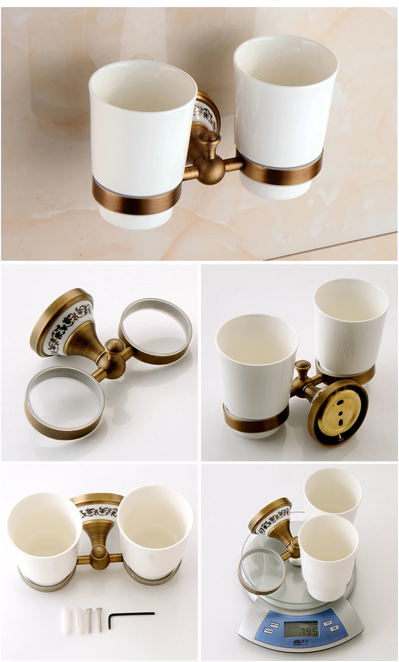 Antique Bronze Bathroom Accessories Sets Towel Shelf Towel Holder Toilet Paper Holder Rove Hook Ceramic Bathroom Products EL3100 H72c4eaf9153043218268b5c5a5bb33a6w