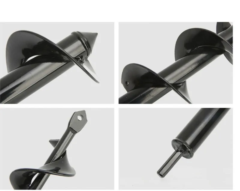 Auger Spiral Drill Bit Tools Plante Drill Auger Yard Gardening Bedding Planting Hole Digger Tools Replacement Garden Tool H78f6ea56f1b44306b42e80e724708f32Q