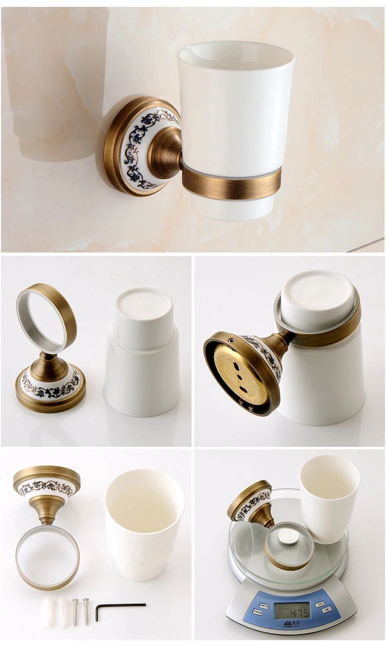Antique Bronze Bathroom Accessories Sets Towel Shelf Towel Holder Toilet Paper Holder Rove Hook Ceramic Bathroom Products EL3100 H91e6855e27d04b2cbb87c10e7f3e2c65k