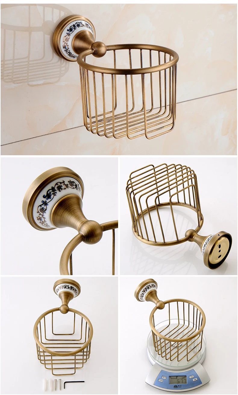 Antique Bronze Bathroom Accessories Sets Towel Shelf Towel Holder Toilet Paper Holder Rove Hook Ceramic Bathroom Products EL3100 Hbdfcd713dda0481cb99b7d6e8cf78332B