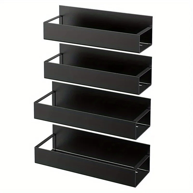 2Pcs Magnetic Storage Shelf Household Kitchen Refrigerator Washing Machine Side Hanging Storage Rack, Multifunctional Storage Saf226245e99e4b8db03bf6e51b41539b8