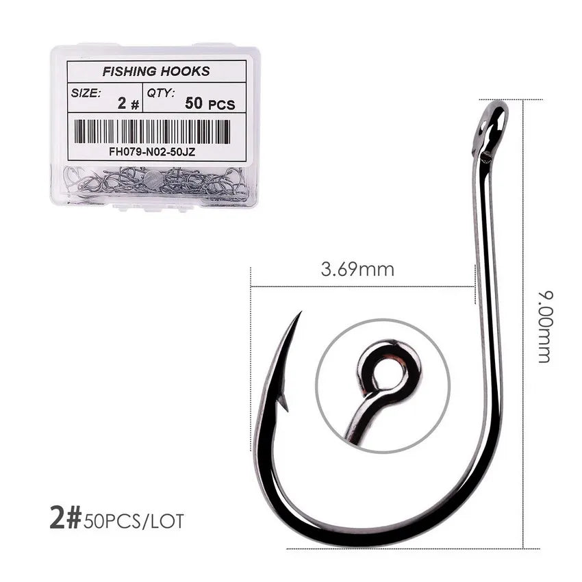 50pcs / 20pcs / box circle carp eyed fishing hook size 2 22# ring eye japan fishhooks fishing hooks single jig fish hook tackle 50pcs / 20pcs / box circle carp eyed fishing hook size 2 22# ring eye japan fishhooks fishing hooks single jig fish hook tackle