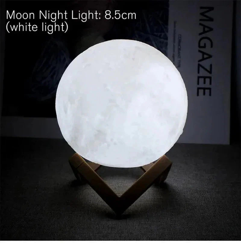 d5 starry moon lamp 8cm led night light with stand, perfect for bedroom decor and gifts d5 starry moon lamp 8cm led night light with stand, perfect for bedroom decor and gifts