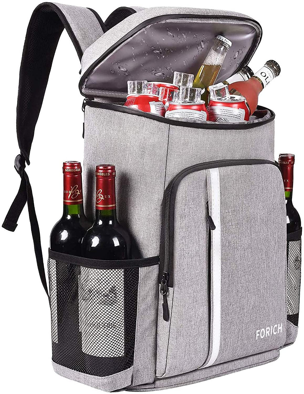 backpack cooler leakproof insulated waterproof backpack cooler bag, lightweight soft beach cooler backpack for men women to work lunch picnics camping hiking, 30 cans backpack cooler leakproof insulated waterproof backpack cooler bag, lightweight soft beach cooler backpack for men women to work lunch picnics camping hiking, 30 cans