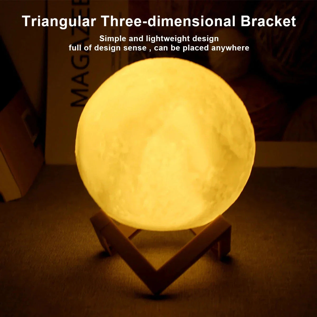 d5 starry moon lamp 8cm led night light with stand, perfect for bedroom decor and gifts d5 starry moon lamp 8cm led night light with stand, perfect for bedroom decor and gifts